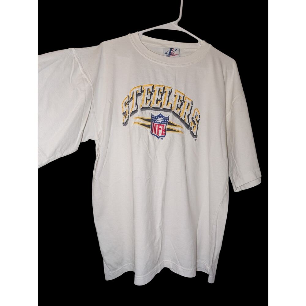 Vintage Logo Athletic NFL Pro Line Steelers Tee Large